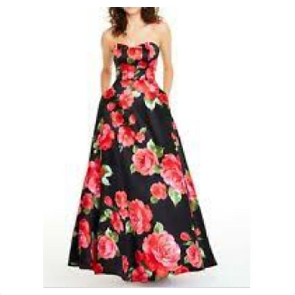 B. Darling Rose Floral Prom Dress 2